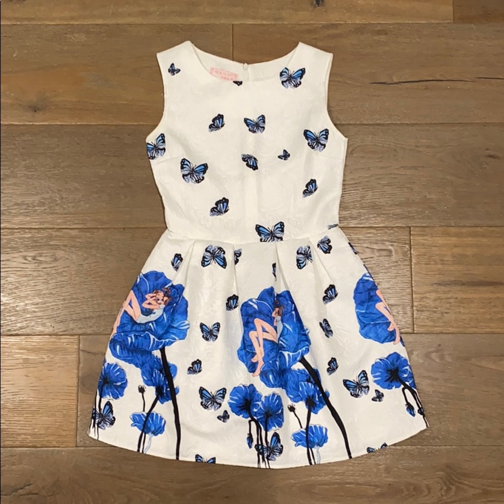 Butterfly floral dress